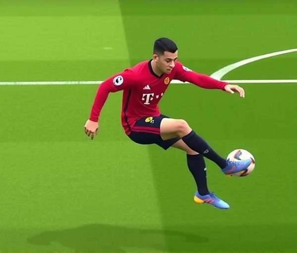 FIFA Mobile Roulette skill move FIFA Mobile player executing a roulette skill move