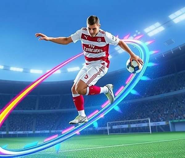 FIFA Mobile Rainbow Flick skill move FIFA Mobile player doing a rainbow flick